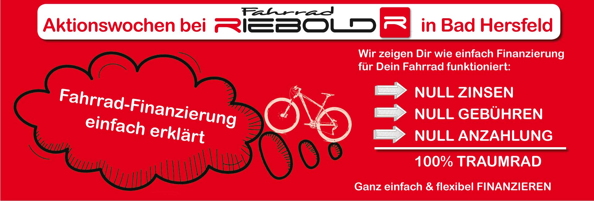 Fahrrad-Finanzierung - einfach und flexibel - Fahrrad Riebold Bad Hersfeld